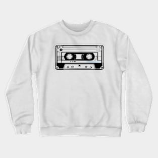 Retro Audio Music Mix Tape Cassette - PanfurWare LLC Crewneck Sweatshirt